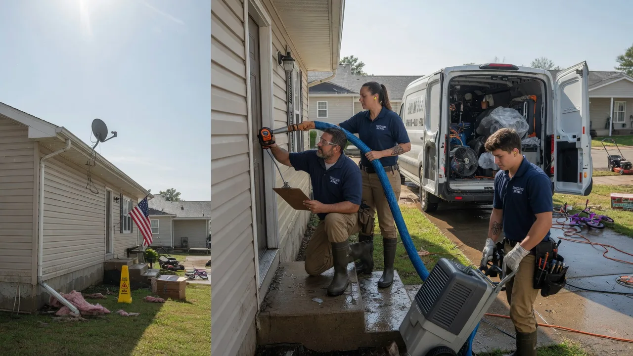 Ceiling Water Damage Restoration in Kenton, OK near me